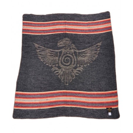 1969 Denakatee Depakatè Wool Blanket Faded Black Pike Brothers