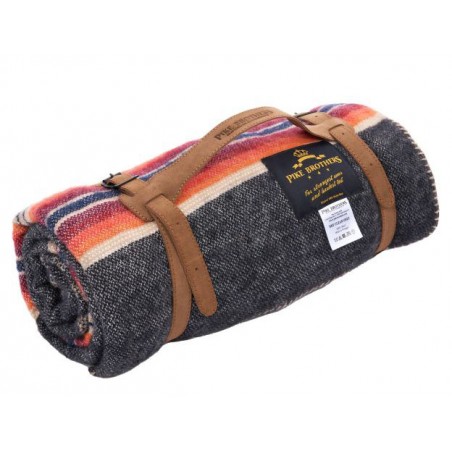 Decke Plaid 1969 Denakatee Depakatè wool blanket faded black Pike Brothers