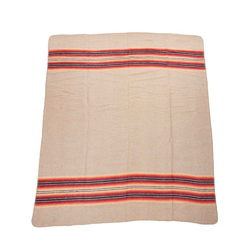 Decke Plaid 1969 Denakatee wool blanket navy -...