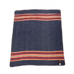 1969 Denakatee Wool Blanket navy plaid - Pike Brothers 2
