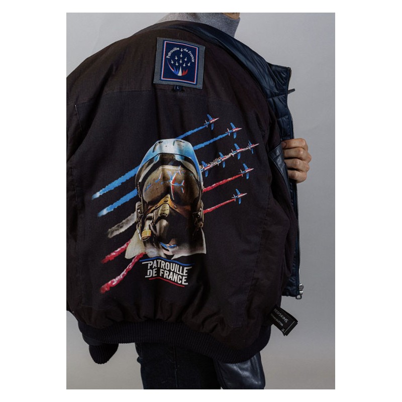 Pilotenjacke Leder Schwarz RAFAL YCON Noir -...