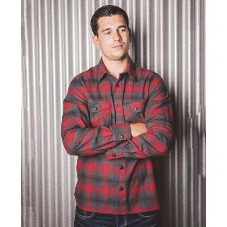 Chemise 1943 CPO Shirt Tijuana rouge - Pike Brothers