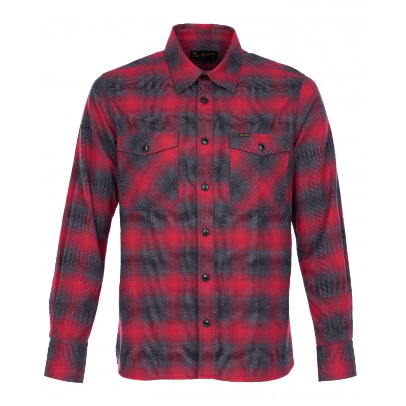 Hemd 1943 CPO Shirt Tijuana rood - Pike Brothers
