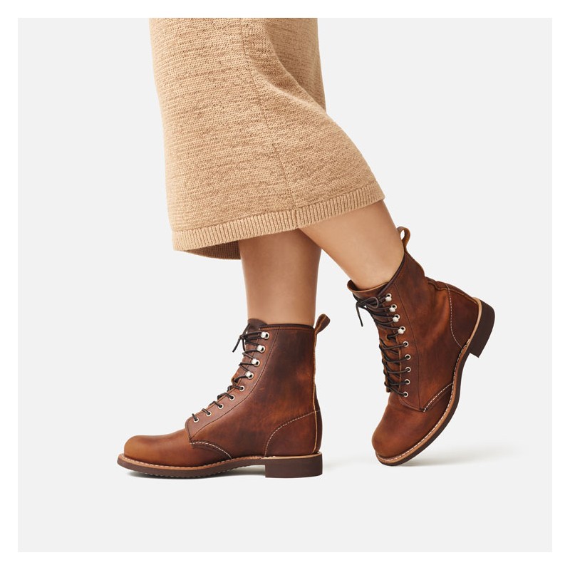 Women's 8" Boots 3362 Silversmith Copper Rough...
