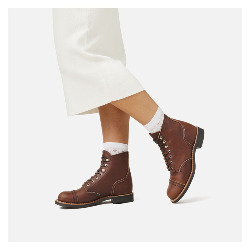 Damenstiefeletten 8" 3365 Iron Ranger Amber...