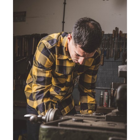 Chemise 1943 CPO Shirt Buffalo yellow flannel - Pike Brothers