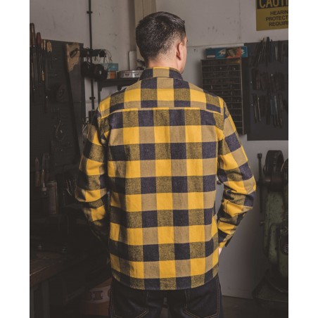 Hemd 1943 CPO Shirt Buffalo geel flanel - Pike Brothers