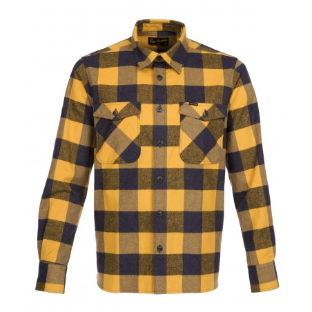 Chemise 1943 CPO Shirt Buffalo yellow flannel - Pike Brothers