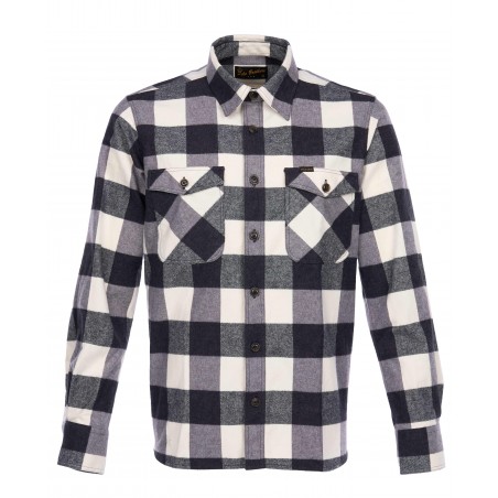 Chemise 1943 CPO Shirt Buffalo white flannel - Pike Brothers