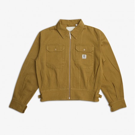 Jacke Paloma ecru-oliv - Deus Ex Machina