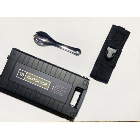 CAC® Knife Serration Blade with Fork, Corkscrew and Sheath — French Army
