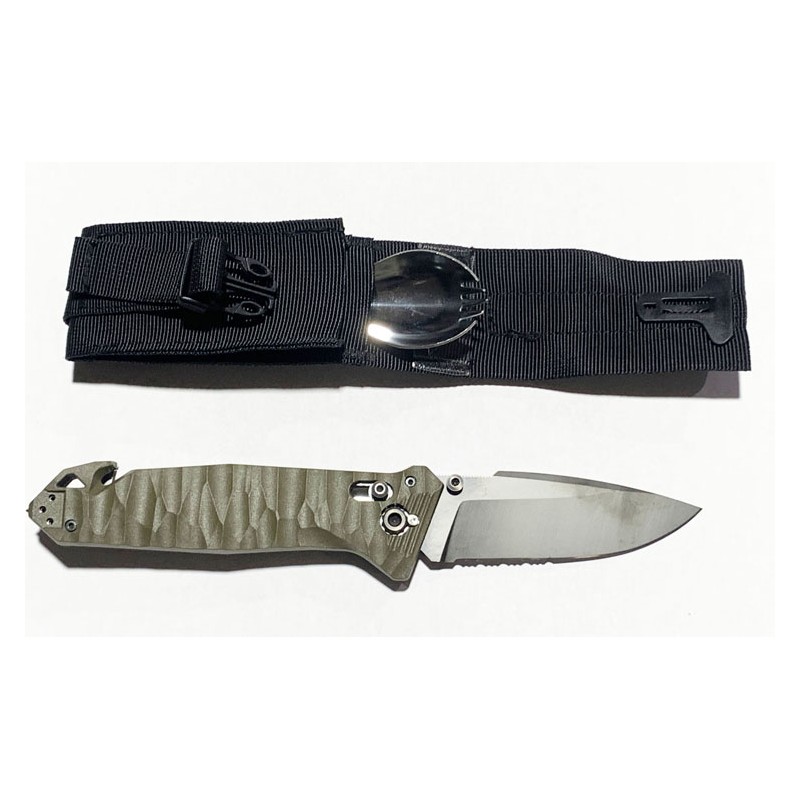 Messer CAC® Wellenschliff-Klinge mit Gabel,...