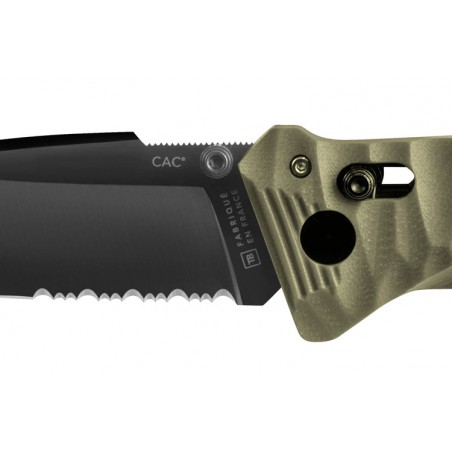 CAC® Knife Serration Blade with Fork, Corkscrew and Sheath — French Army