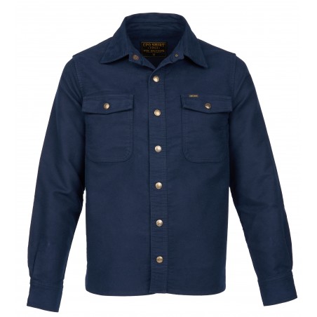 1943 CPO Shirt Moleskin navy - Pike Brothers