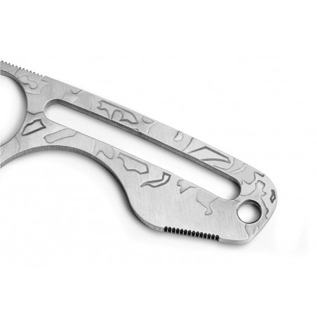 S-NECK TB Outdoor Knife with Kydex Sheath and Paracord