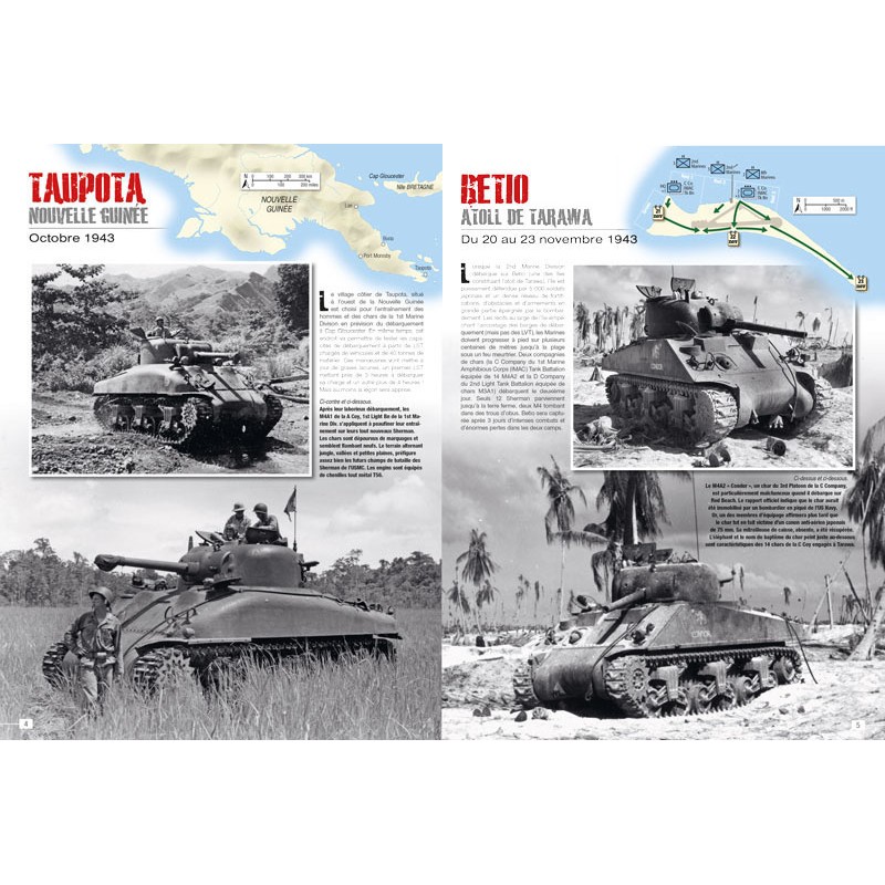 SHERMAN DANS LE PACIFIQUE 1943-1945