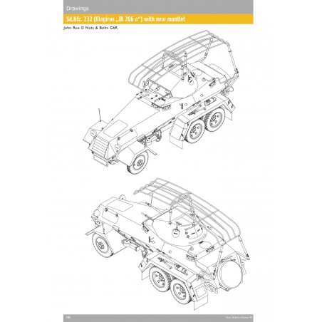 NUTS & BOLTS VOL 48 - schwerer Panzerspähwagen su telai Büssing-NAG, Daimler-Benz e Magirus Sd.Kfz. 231, 232, 263..
