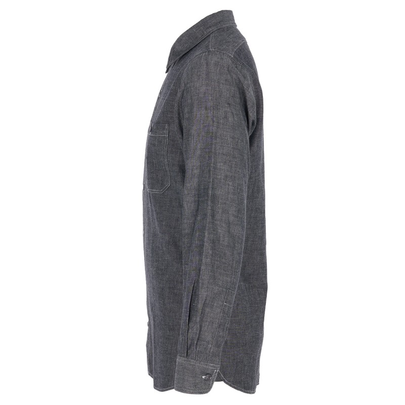 Hemd 1940 USN Chambray Shirt Harbor Grey - Pike...
