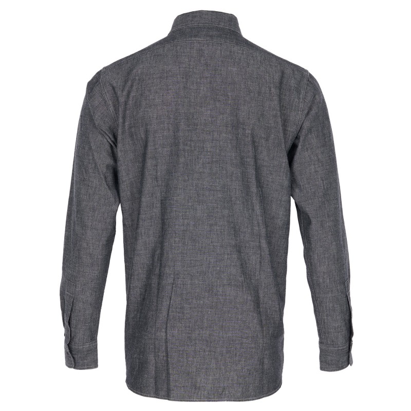 Hemd 1940 USN Chambray Shirt Harbor Grey - Pike...