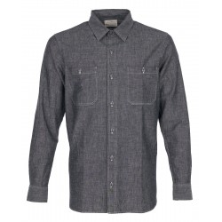 Hemd 1940 USN Chambray Shirt Harbor Grey - Pike Brothers 2