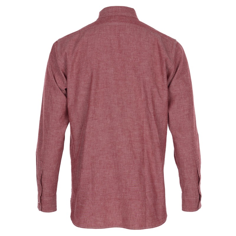 Hemd 1940 USN Chambray Shirt Harbor Red - Pike...