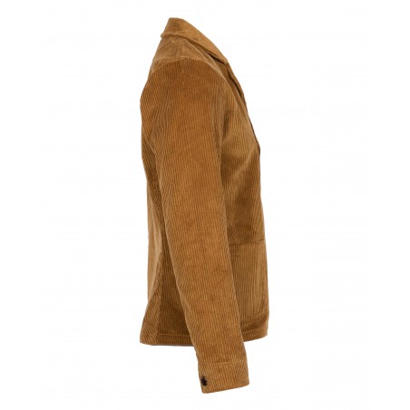 Velours jas 1905 Hauler Jacket Goliath Cord Mustard - Pike Brothers