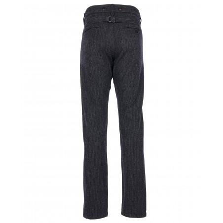 Broek 100% wol 1947 Harvester Trousers Glasgow Grey - Pike Brothers