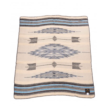 Decke Plaid 1969 Chimayo blanket blue – Pike Brothers