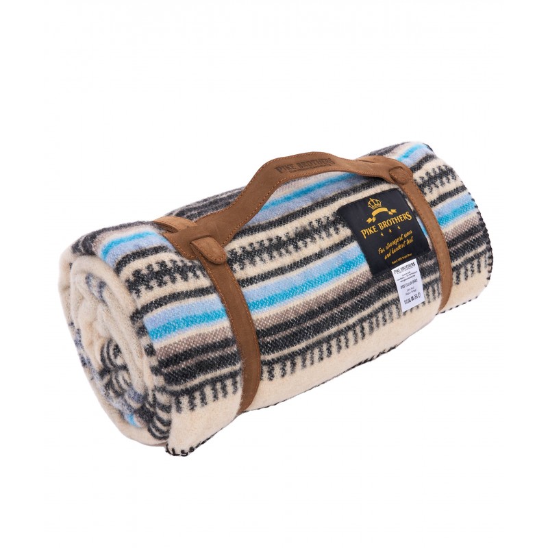 Decke Plaid 1969 Chimayo blanket blue – Pike...
