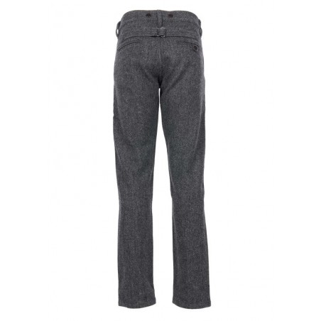 Grey herringbone wool trousers – 1923 Buccanoy Pant Dundee grey – Pike Brothers