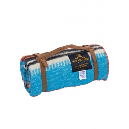 Couverture Plaid 1969 La Mesa blanket blue - Pike Brothers