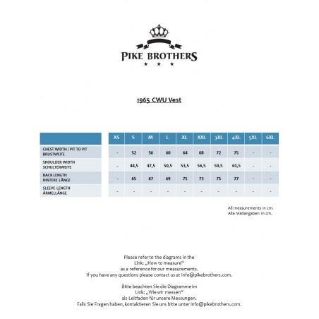Veste sans manches 1965 CWU Vest olive drab - Pike Brothers