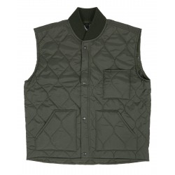 1965 CWU Vest olive drab sleeveless jacket - Pike Brothers