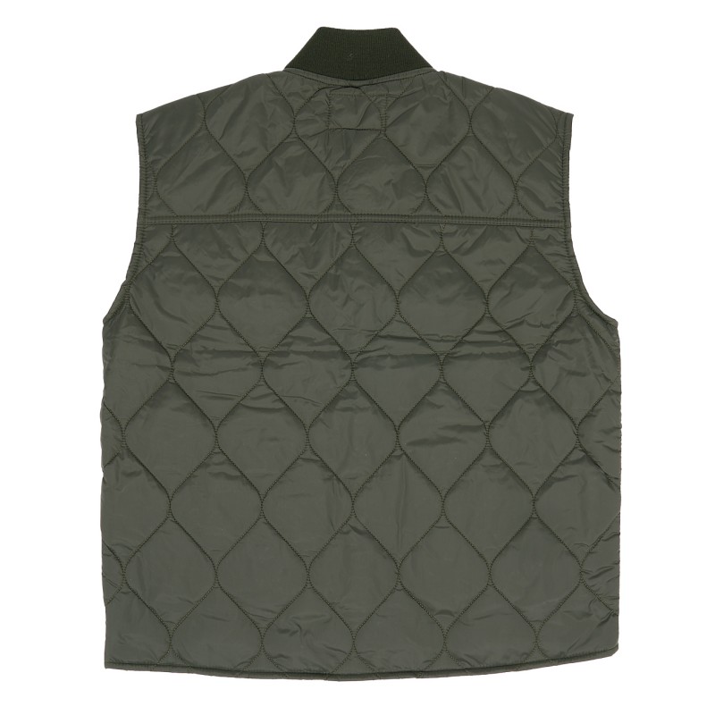 1965 CWU Vest olive drab sleeveless jacket -...