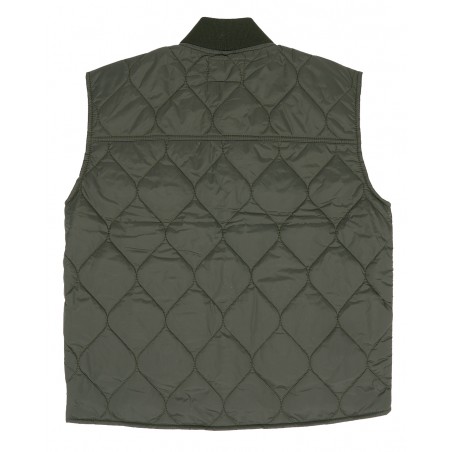 1965 CWU Vest olive drab sleeveless jacket - Pike Brothers