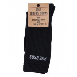 1963 Service Socks black - Pike Brothers