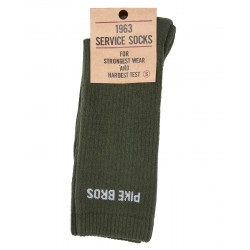 1963 Service Socks olive drab - Pike Brothers