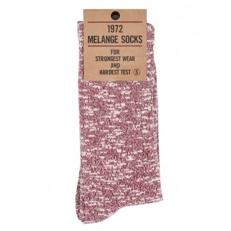 Socken 1972 Melange Socks red – Pike Brothers