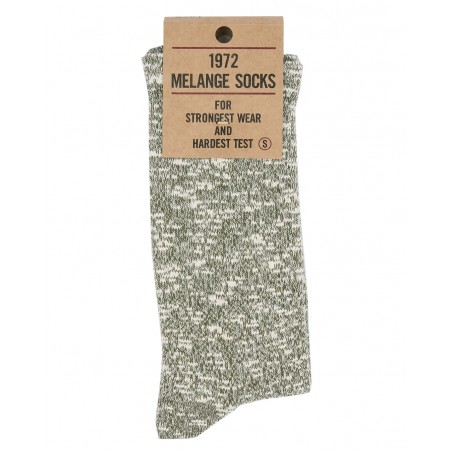 Socken 1972 Melange Socks green – Pike Brothers
