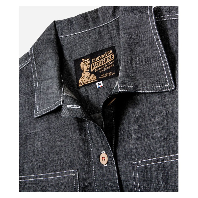 The "Arromanches" Women's Shirt in Dark...