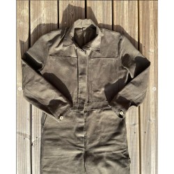 The "Louv" Women's Canvas Khaki Boilersuit - L'Ouvrière... 2