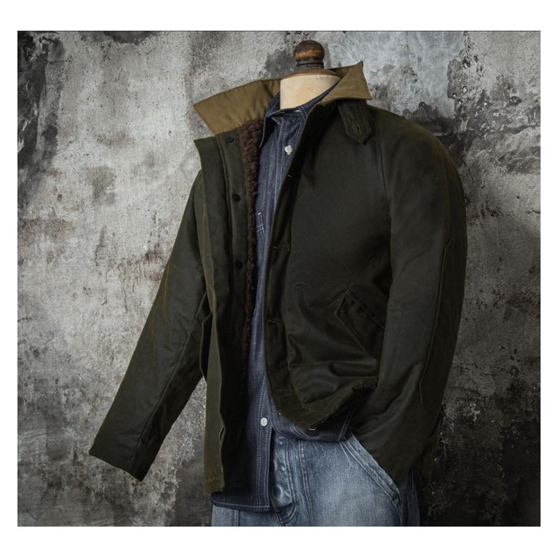 BLOUSON "LE FALOT" WINTER WAXED by Fleurs de Bagne
