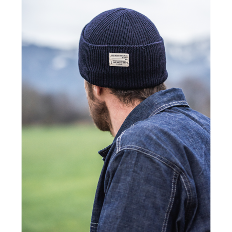 Bonnet Navy 100% laine Merinos - USN Watch Cap 1944 Navy - Pike Brothers