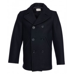 Caban Navy – 1938 Pea Coat schwarze Wolle USN Pike Brothers