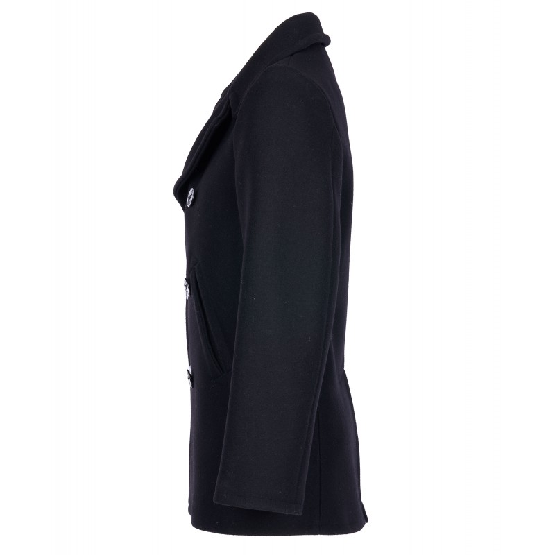 Caban Navy - 1938 Pea Coat zwarte wol USN Pike...