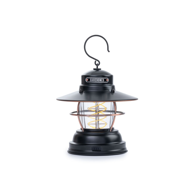 Outpost Antique Bronze Lantern with Battery –...