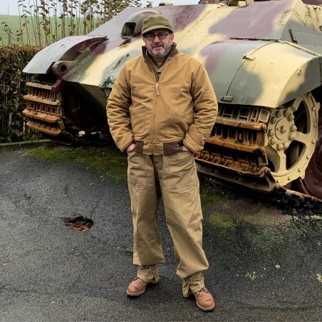 1st Model Tanker Jacket — 1941 Tanker Jacket Khaki Pike Brothers
