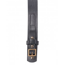 Gürtel 1949 Western Belt dunkelgrau - Pike Brothers 2