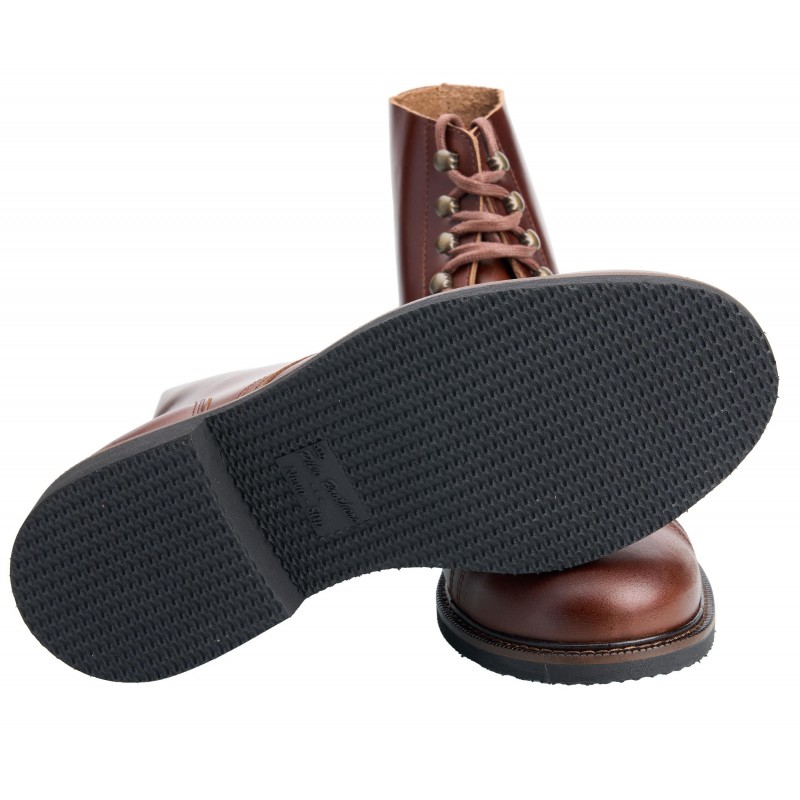 1966 Low Quarters Cognac Oiled Leather Boots...