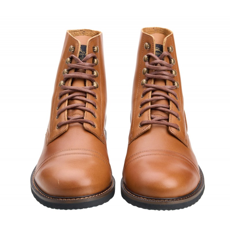 Lederstiefeletten braun 1966 Low Quarters...